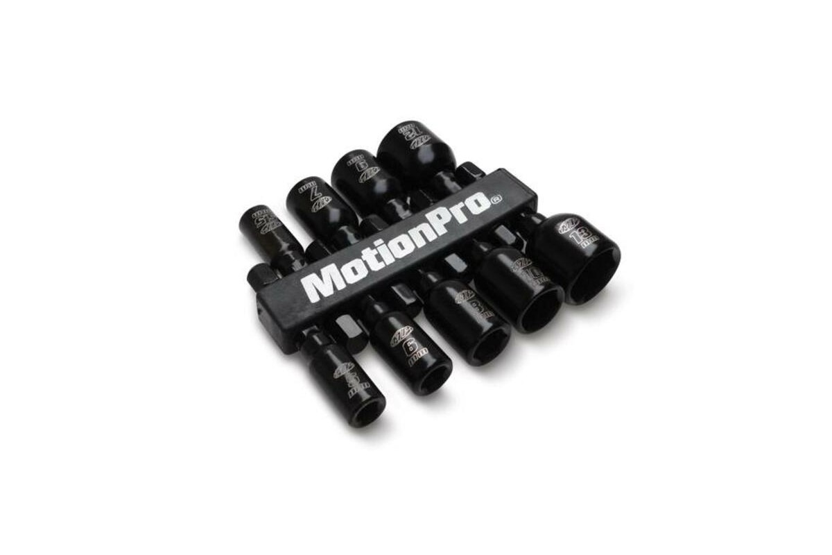 Jeu de 9 embouts MOTION PRO 1/4'' à douilles magnétiques