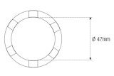 Douille à créneaux JMP Ø47mm 3/8''