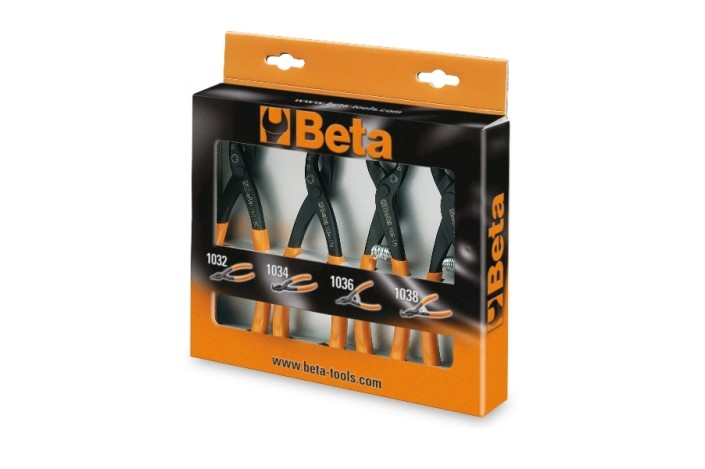 Jeu de 4 pinces pour circlips BETA