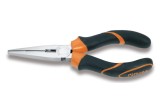 Pince à becs plats longs striés BETA taille 200 branches gainées confort bi-matières