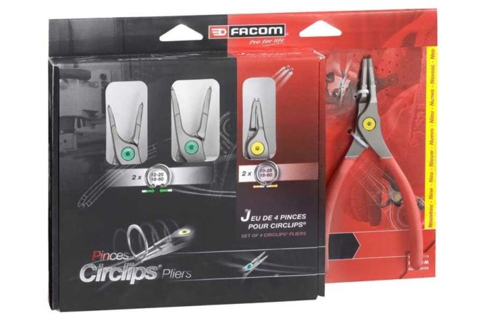 Jeu de 4 pinces FACOM à Circlips®