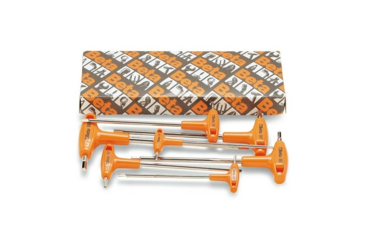 ​Jeu de 8 clés mâles 6 pans à poignée en T BETA haute performance