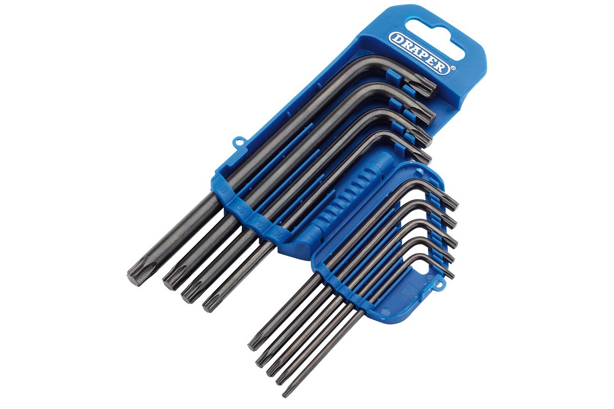 Jeu de 9 clés mâles DRAPER Torx® longues