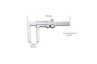 Pied à coulisse pour disque de frein BETA - précision au 1/10e