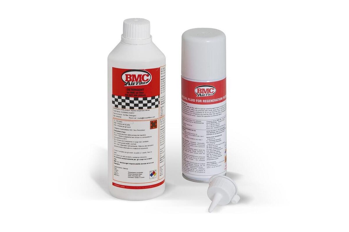 Kit d'entretien nettoyant et spray d'huile BMC - 500ml + 200ml