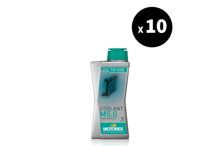 Liquide de refroidissement MOTOREX Coolant M5.0 - 10x1L