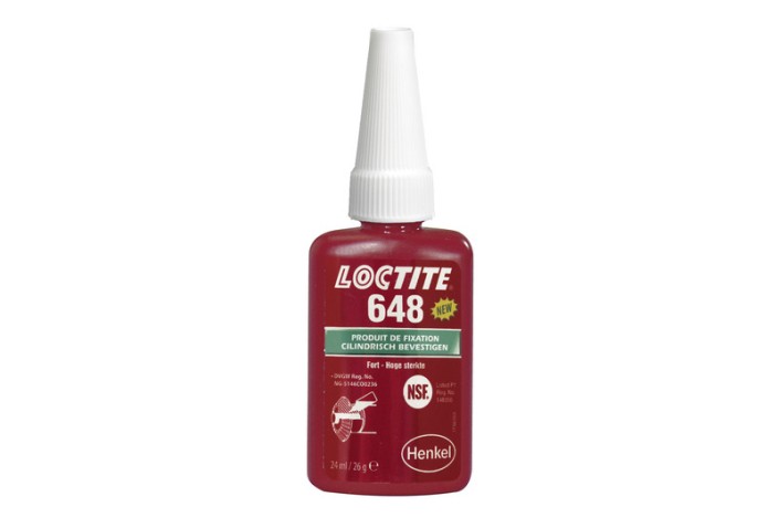 Fixation des emmanchements LOCTITE 648 - flacon 24ml