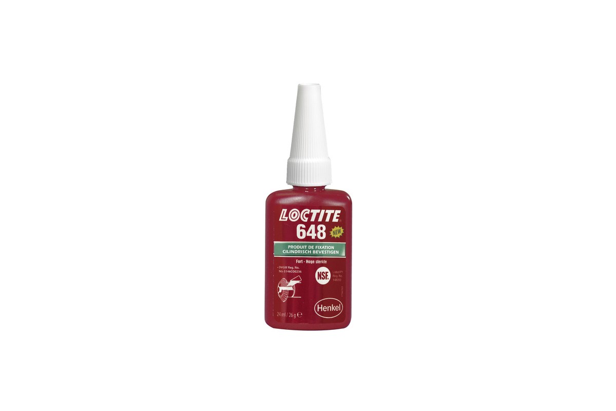 Fixation des emmanchements LOCTITE 648 - flacon 24ml