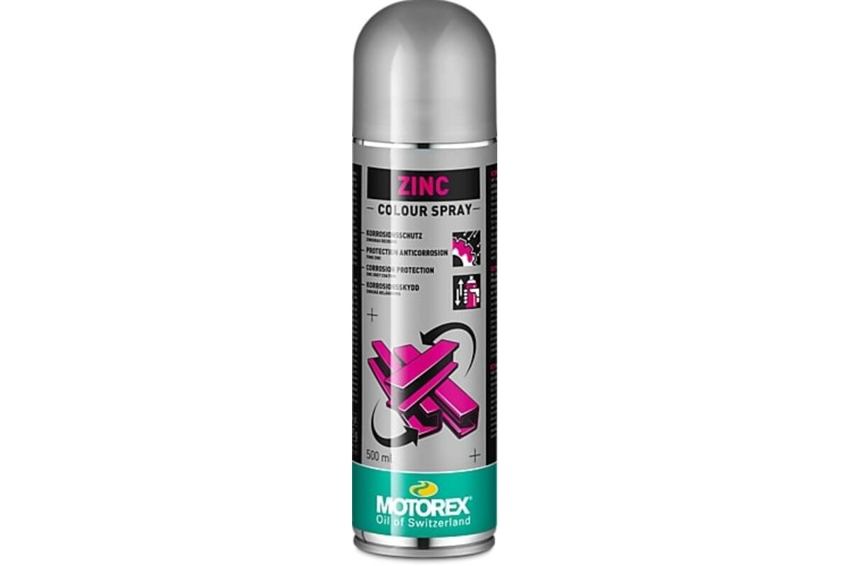 Vernis Zinc MOTOREX Colour Spray - 500 ml