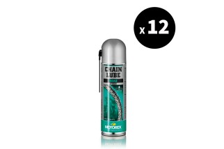 Lubrifiant chaîne MOTOREX Chainlube Road Strong - spray 500ml x12