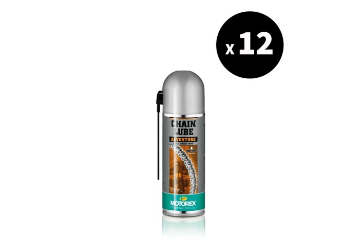 Lubrifiant chaîne MOTOREX Adventure All Conditions 200ml x12