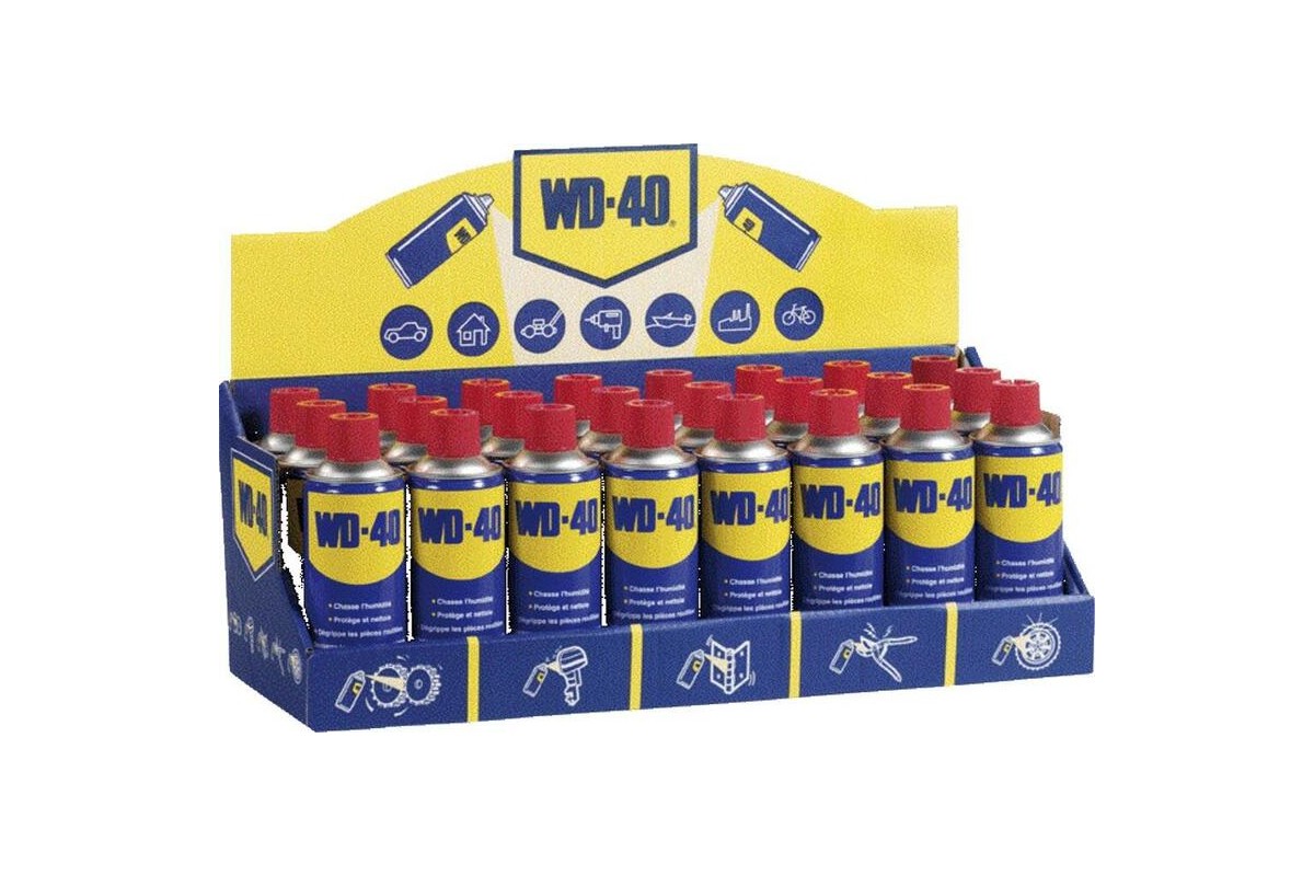 Présentoir WD-40 + aérosol 24x400ml