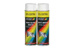 Peinture MOTIP Blanc brillant - Spray 500 ml