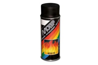 Peinture haute température MOTIP Noir - spray 400 ml