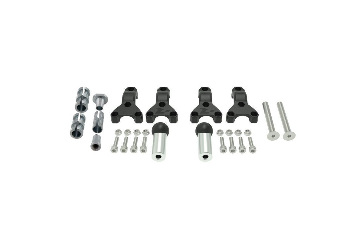 Kit fixation RACETECH pour protège-mains HP3 Ø22/28,6mm