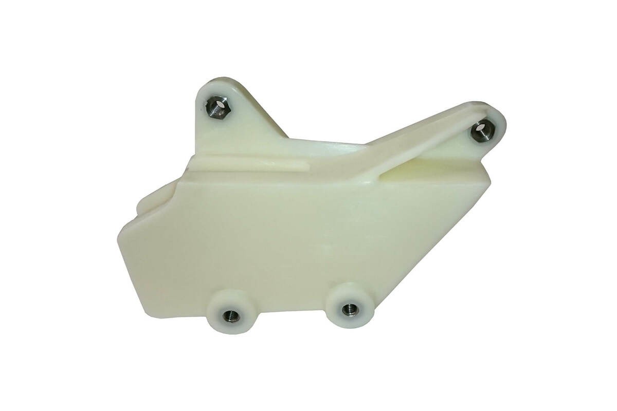 Guide chaîne UFO blanc translucide Yamaha