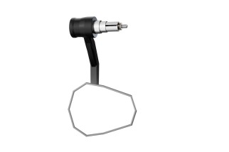 Rétroviseur embout de guidon HIGHSIDER Stealth-Rim X7 avec clignotant LED