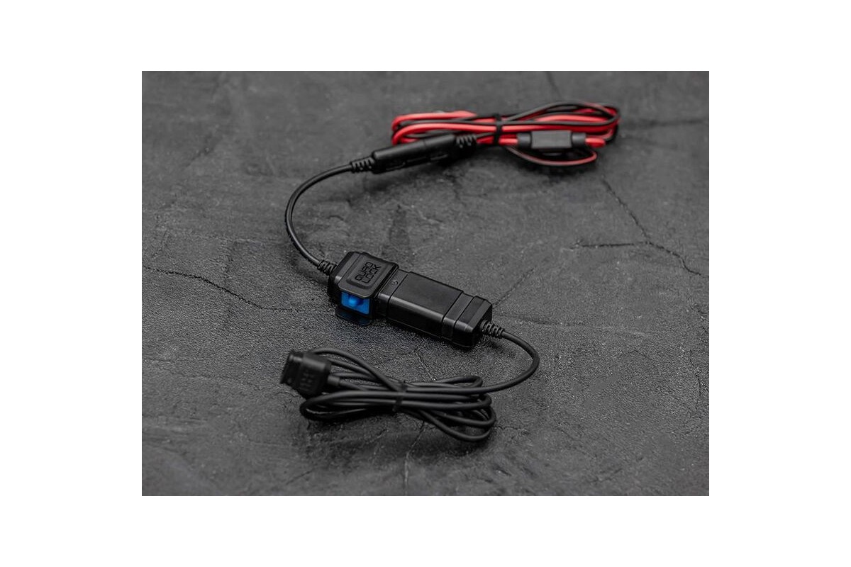 Câble d'alimentation QUAD LOCK adaptateur intelligent 12V vers USB waterproof