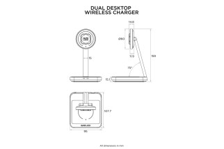 Chargeur sans fil double QUAD LOCK MAG