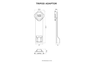 Adaptateur de trépied QUAD LOCK