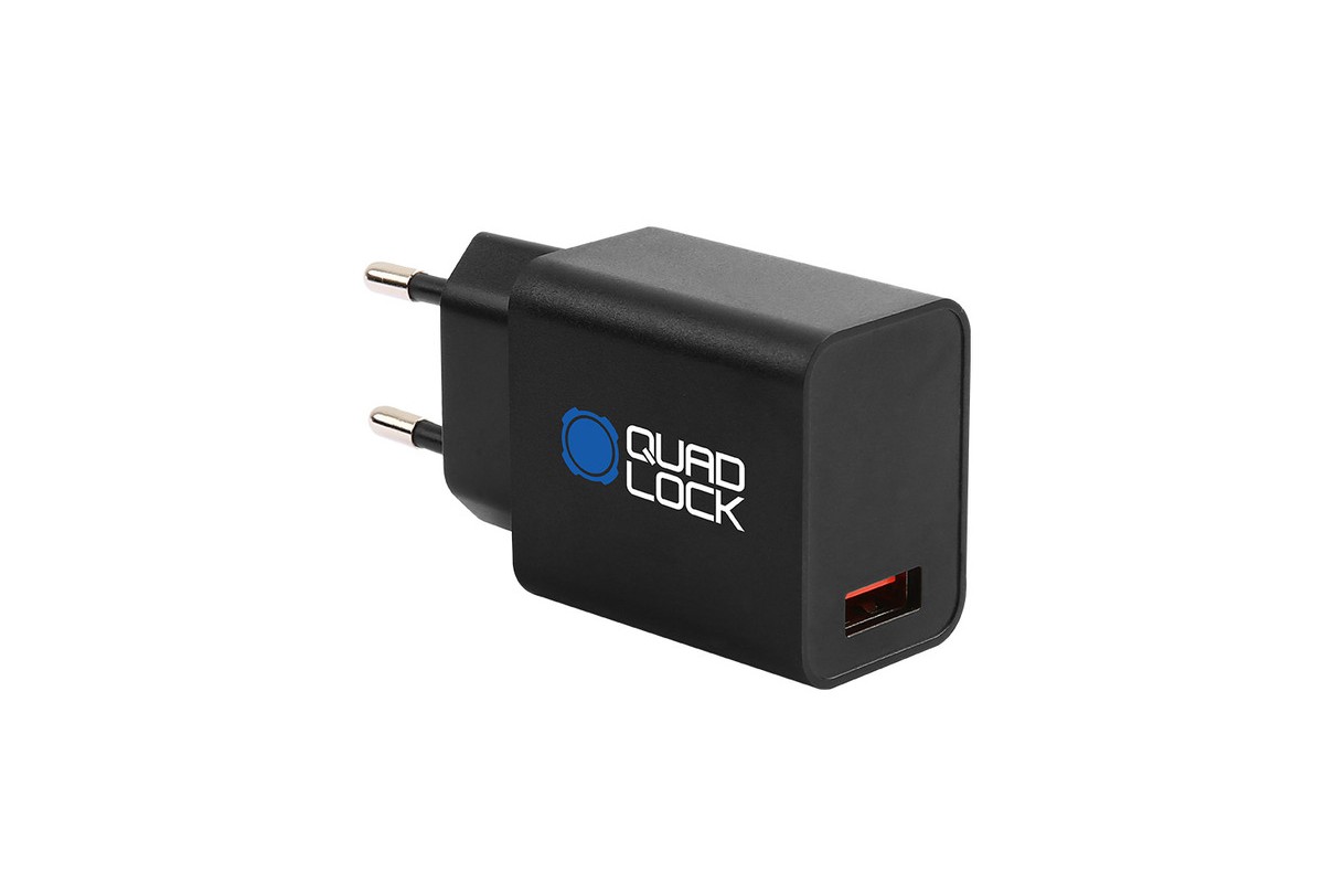 Adaptateur secteur QUAD LOCK standard EU port USB Type A 