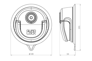 Base ventouse QUAD LOCK 360
