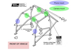 Base de support QUAD LOCK collier de serrage ø 32-60mm