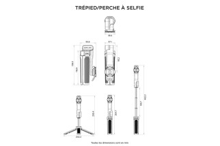 Trépied/perche à selfie QUAD LOCK