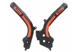 Protège cadre RACTECH bi-matières noir/orange