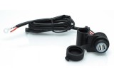 Prise USB BIHR avec fixation guidon 12V