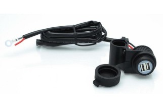 Prise USB BIHR avec fixation guidon 12V