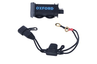 Kit chargeur OXFORD USB Fused Power 2,1A