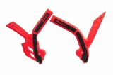 Protège cadre RACTECH bi-matières rouge/noir