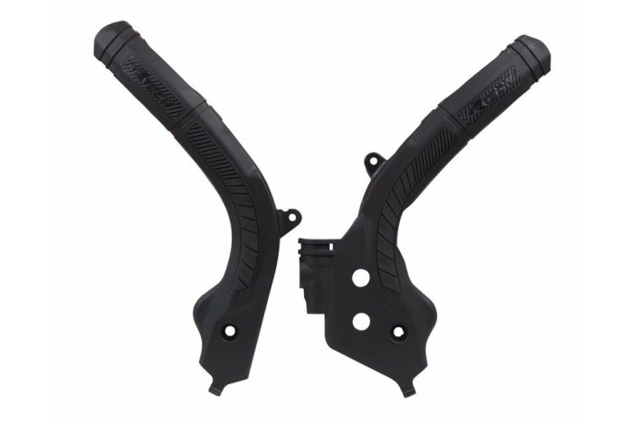 Protège cadre RACTECH bi-matières noir