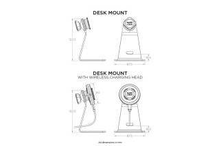 Support de smarphone bureau QUAD LOCK