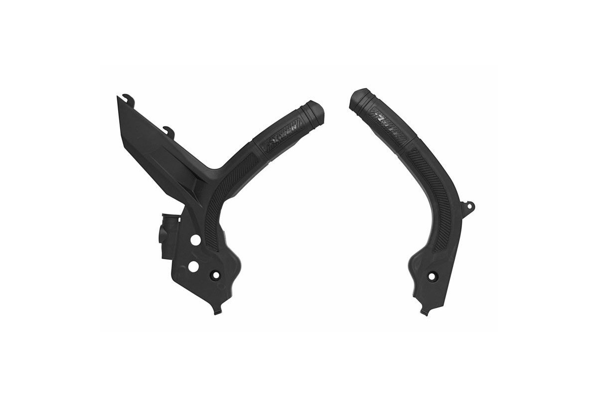 Protège cadre RACTECH bi-matières noir