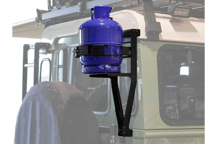 Support de bouteille de gaz simple pour un Land Rover Defender 90/110