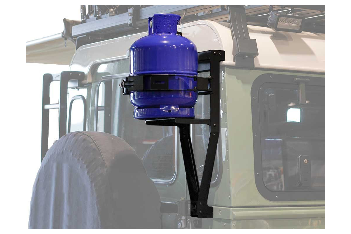 Support de bouteille de gaz simple pour un Land Rover Defender 90/110