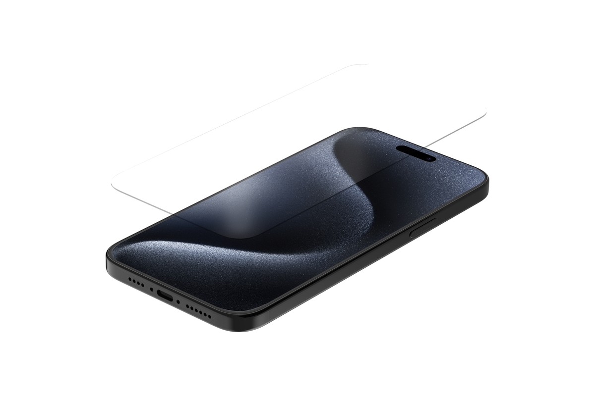Protection d'écran QUAD LOCK verre trempé - iPhone 15 Plus/15 Pro Max