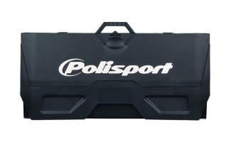 Tapis récupérateur pliable POLISPORT Bike Mat noir