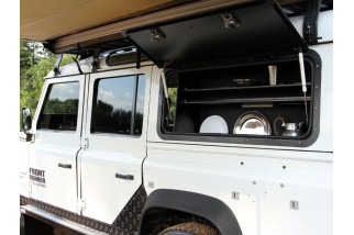 Hayon latéral pour un Land Rover Defender (1983-2016) / Aluminium