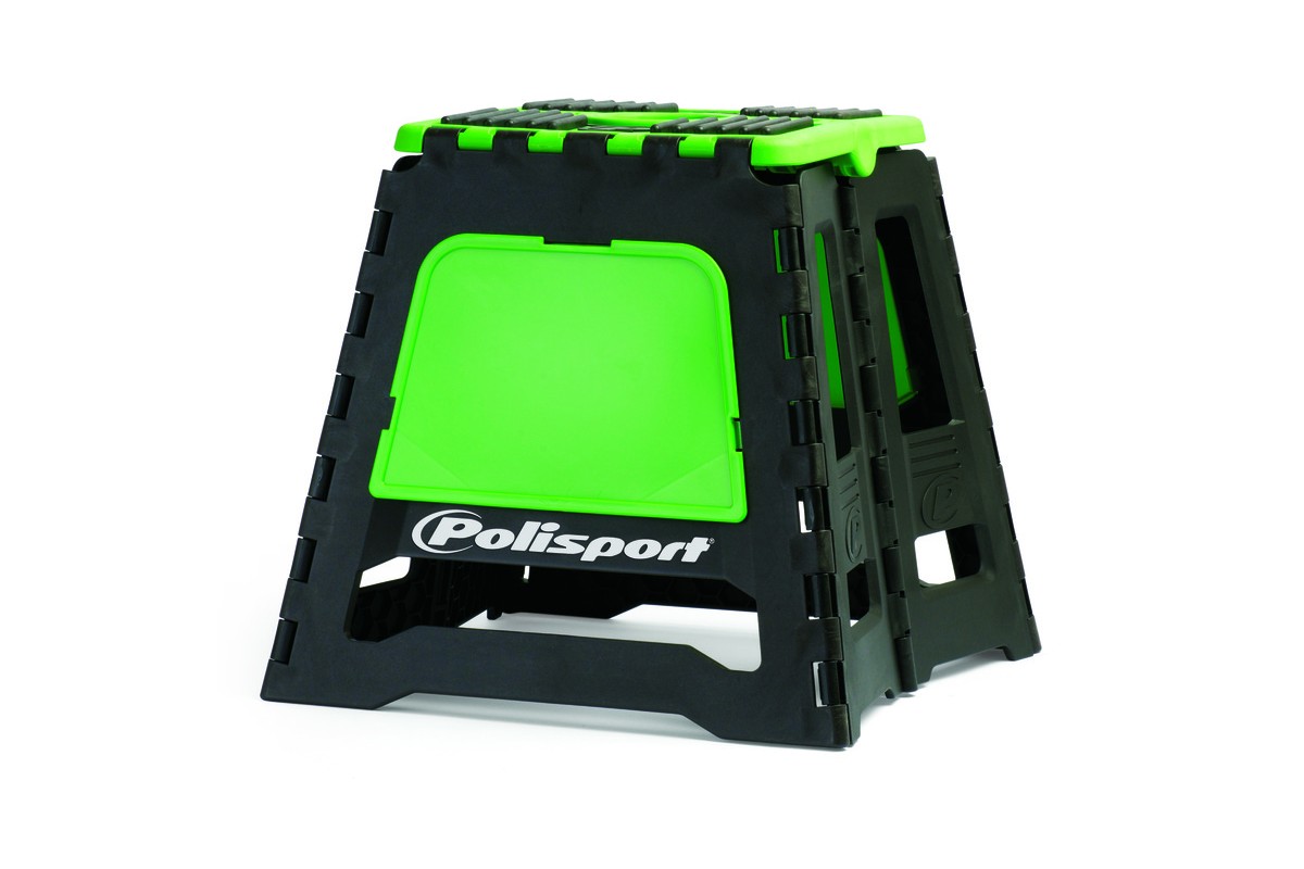 Lève-moto fixe POLISPORT repliable vert/noir