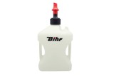 Bidon d'essence BIHR Home Track homologué TÜV blanc 10L