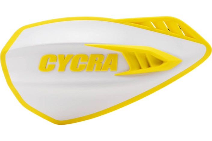 CYCLONE HANDGUARDS WT/YL