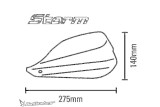 HANDGUARD STORM 25.4MM BK