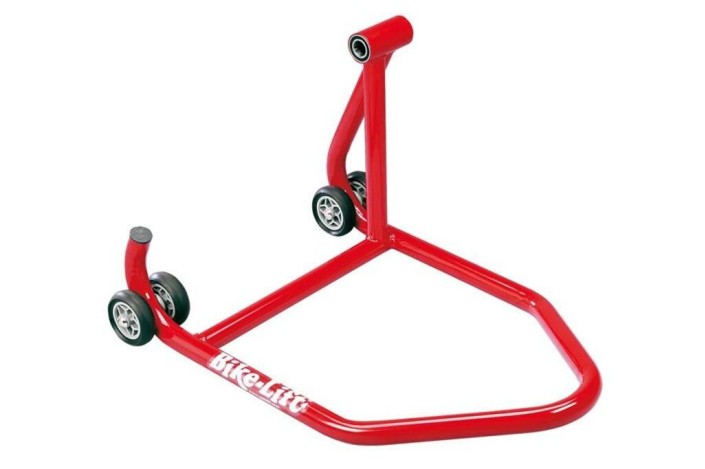 Béquille de stand arrière monobras BIKE LIFT prise droite rouge - RS-16/R