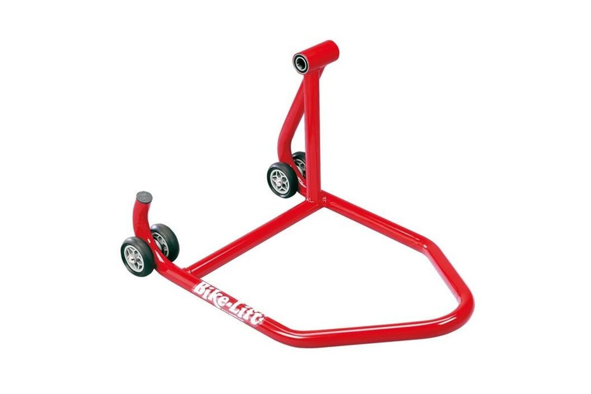 Béquille de stand arrière monobras BIKE LIFT prise droite rouge - RS-16/R