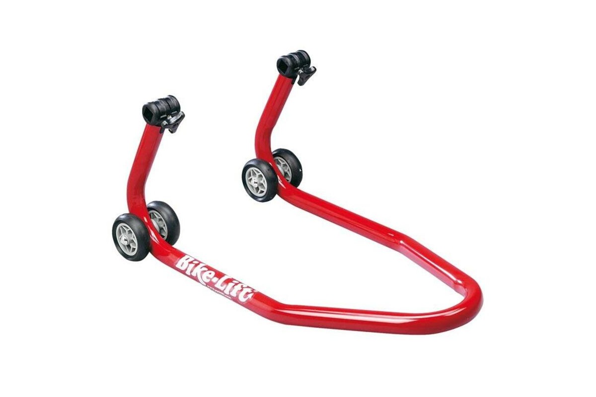 Béquille de stand universelle BIKE-LIFT pour roue avant rouge - FS-10