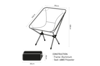 Chaise de camping OXFORD