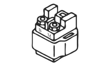 Relais de démarreur TECNIUM 12V / 150A